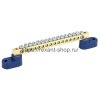 Rexant Шина «N» нулевая 6х9 мм на двух угловых синих изоляторах 11-2330