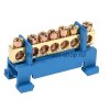 Rexant Шина «N» нулевая с синим изолятором тип «Стойка» на DIN-рейку 11-2352