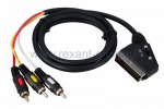 Rexant Шнур SCART Plug - 3RCA Plug с переключателем 17-1352
