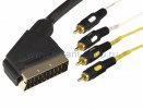 Rexant Шнур SCART Plug - 4RCA Plug 1.5М 17-1412