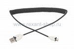 Rexant USB кабель универсальный microUSB шнур витой 18-4300