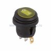 Rexant Выключатель клавишный круглый 250V 6А (4с) 36-2598