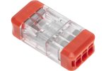 Rexant 07-5242-5 Экспресс-клемма СМК 2273-203R проходная разъемная 3 полюса 0,5-2,5мм²