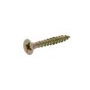 Rexant 3311-200-6 Саморез универсальный, желтый цинк 3х20