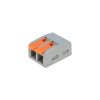 Rexant 07-5270-5 Универсальная клемма СМК 222-612/221-612, 2-проводная серая 0,5-4/6 мм²