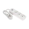Rexant 13-4109 Удлинитель PREMIUM 3 гнезда, 1,5м, 3х1,5мм?, с/з, 2 USB