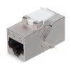 Rexant 02-0110 Адаптер проходной формата Keystone, Jack RJ-45(8P8C), FTP, CAT 6A