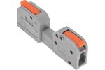 Rexant 07-5261-5 Клемма СМК 222-421R проходная разъемная 1 полюс серая 0,2-2,5/4мм²