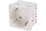 Rexant 11-8977 Розетка электрическая 45x45, CEE 7/4, 2K+3, 16A, белая