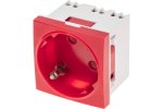 Rexant 11-8978 Розетка электрическая 45x45, CEE 7/4, 2K+3, 16A