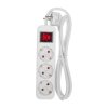 Rexant 13-4012 Удлинитель STANDARD 3 гнезда, 1,5м, 3х1,0мм?, с/з
