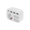 Rexant 11-1250 Тройник электрический 16А с/з + 2х2,5А + 3хUSB-A 2,4А + USB Type-C 3А