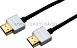 Rexant Шнур HDMI - HDMI gold 1.5М Ultra Slim 17-6703