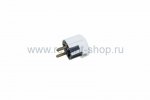 Rexant Вилка Евро угловая с з/к 16А 11-8503