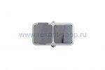 Rexant Выключатель двухклавишный + розетка с заземляющим контактом 78-0530