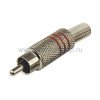 Rexant РАЗЪЁМ штекер RCA Металл под винт 14-0410