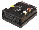 Rexant Переходник SCART - гн.SVHS + 3гн.RCA + гн.SCART (с переключателем) 17-1054