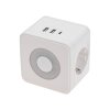Rexant 11-1251 Двойник электрический Куб 16А с/з + 2хUSB-A 2,4А + USB Type-C 3А