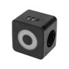 Rexant 11-1252 Двойник электрический Куб 16А с/з + 2хUSB-A 2,4А + USB Type-C 3А