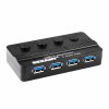 Rexant Разветвитель USB 3.0 на 4 порта с переключателями 18-4132