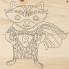 Rexant Доска для выжигания «Супергерой Енот»12-0904