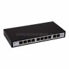 Rexant Коммутатор PoE 8 + 2 Uplink, 15,4 Вт на порт, с грозозащитой 45-0510
