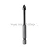 Rexant Сверло по стеклу и керамике 6 мм (шестигранный хвостовик), 91-0642