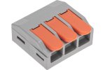 Rexant 07-5271-5 Универсальная клемма СМК 222-613/221-613, 3-проводная серая 0,5-4/6 мм²
