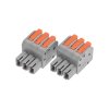Rexant 07-5264 Клемма СМК 222-424R проходная разъемная 4 полюса
