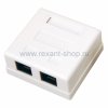 Rexant Компьютерная розетка -2*RJ-45 CAT5e 03-0151