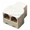 Rexant Телефонный двойник (гнездо - 2 гнезда) 6P-4C 03-0032