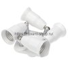 Rexant Разветвитель цокольный Е27-4хЕ27, 11-8864