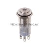 Rexant Кнопка антивандальная ?16 12В Б/Фикс (5с) (ON)-OFF/(OFF)-ON, 06-0352-A