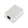 Rexant Рoзетка компьютерная внешняя, 1-порт RJ-45 (8P8C), UTP неэкранированная, категория 6, 03-0132