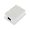 Rexant Рoзетка компьютерная внешняя, 1-порт RJ-45 (8P8C), FTP экранированная, категория 6, 03-0142