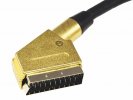 Rexant Шнур SCART Plug - SCART Plug 21pin 1.5М (gold-gold), 17-1113-1