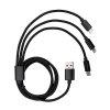 Rexant USB кабель 3 в 1 Lightning 8 pin/micro USB/USB Type-C, 18-7013