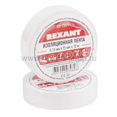 Фотография товара 'Rexant Изолента 15мм х 10м 09-2001'