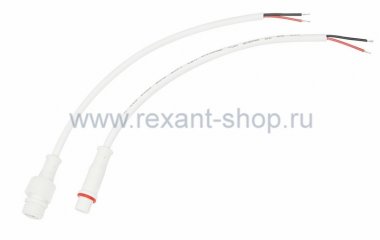 Фотография товара 'Rexant Соединительный кабель (2pin) герметичный (IP67) 11-9320'