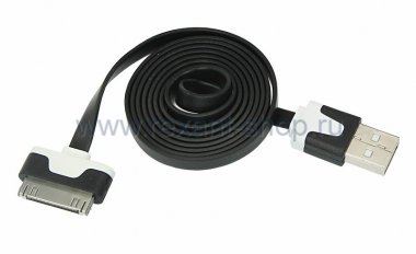 Фотография товара 'Rexant USB кабель для iPhone 4 slim 18-1980'