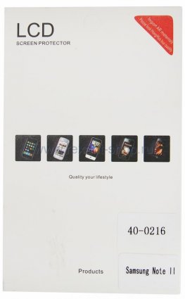 Фотография товара 'Rexant Пленка защитная глянцевая на Samsung Note II GT-N7100/ 7105 40-0216'