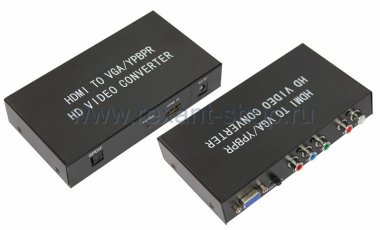 Фотография товара 'Rexant Конвертер HDMI на YPbPr/VGA + 2 RCA 17-6909'