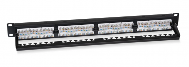 Фотография товара 'Rexant 02-0034 Патч-панель 19", 1U, 24 порта RJ-45, CAT 5e, DUAL IDC'
