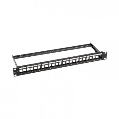 Фотография товара 'Rexant 02-0053 Панель коммутационная наборная 19", 1U, 24 порта'