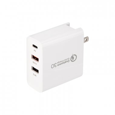 Фотография товара 'Rexant 18-2214 Сетевое зарядное устройство для iPhone/iPad 2xUSB+USB Type-С'