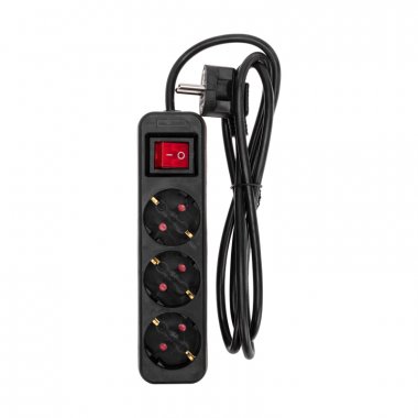 Фотография товара 'Rexant 13-4018 Удлинитель STANDARD 3 гнезда, 1,5м, 3х1,0мм?, с/з'