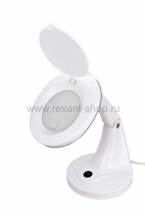 Фотография товара 'Rexant Лупа настольная малая 3Х +доп.12Х с подсветкой 48 LED 31-0245'