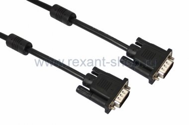 Фотография товара 'Rexant Шнур VGA plug - VGA plug 3М 17-5505-6'