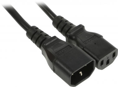 Фотография товара 'Rexant 04-2724 Шнур сетевой IEC 320 C13 – IEC 320 C14 3x0,75мм?'