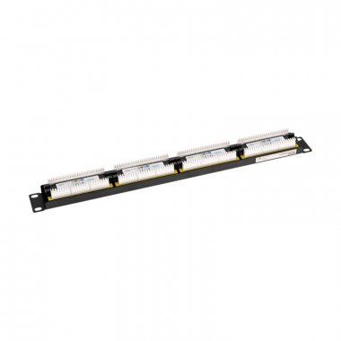 Фотография товара 'Rexant 02-0234 Панель коммутационная 19" PRO, 1U, 24 порта, UTP, RJ-45, CAT 6'